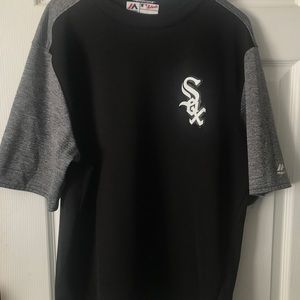 Majestic Thermabase Black White Sox